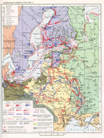 Северная война. Карта.