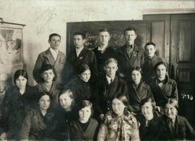 Школа в Розовке. Выпускники 1941 г.